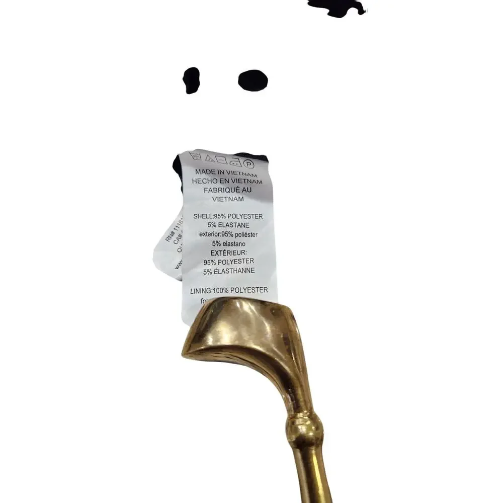 Michael Kors NWT Womens Black White Polka Dot Lined Skirt Sz L - Picture 9 of 10